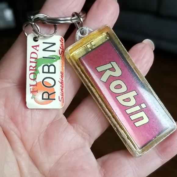 FLASHING 💥 ROBIN Key chain - Picture 1 of 3
